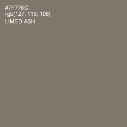 #7F776C - Limed Ash Color Image
